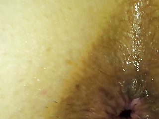 anal orgasm of my girl and her gaping asshole after sex