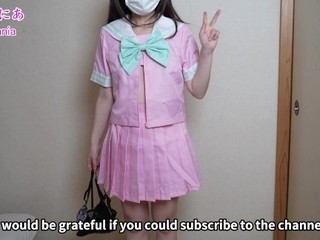 'Tãƒãƒƒã‚¯ãƒ”ãƒ³ã‚¯ã‚»ãƒ¼ãƒ©ãƒ¼æœã§ãƒŽãƒ¼ãƒ–ãƒ©ãƒŽãƒ¼ãƒ‘ãƒ³ç”Ÿç€æ›¿ãˆä¸‹ç€ç´¹ä»‹â¤ï¸'