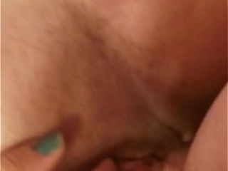 Wifey cuming all over my large hard-on