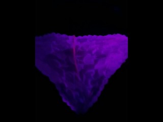 Toying With gash Under The Blacklight.... I DON'T OWN COPYRIGHTS TO MUSIC