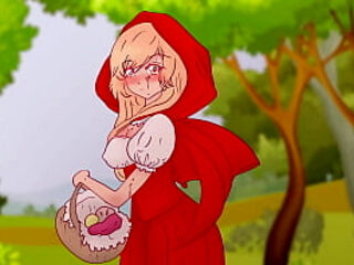 Little Red Riding Hood scolded a pervert who fucked a tree and let him know a woman's body &excl;Hentai Cartoon Parody &excl; 2025
