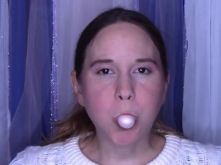 DreamSicles ASMR - deepthroating huge Bubbles, Gum Chewing, Triggers, murmurs