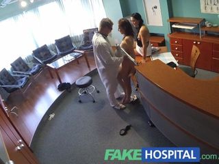 FakeHospital Nurse tempts patient and loves eating her beaver