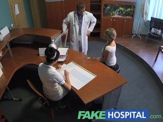 FakeHospital doll fellates cock to save on medical bills